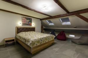 Ένα ή περισσότερα κρεβάτια σε δωμάτιο στο Apart Hotel Fusion