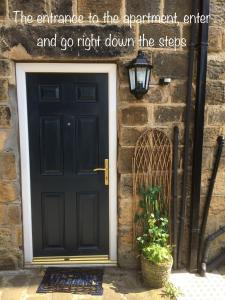 The facade or entrance of Otley town centre apartment