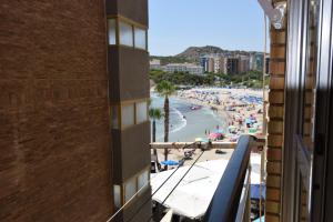 a view of a beach from a building at Marina Baixa - FINCAS ARENA in Finestrat