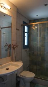 A bathroom at Alexandros Studios
