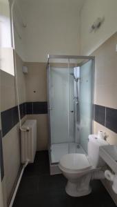 Kúpeľňa v ubytovaní Mátrai Vándor Apartmanok