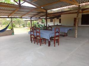 Patio nebo venkovní prostory v ubytování Chacara Cabana dos Lagos