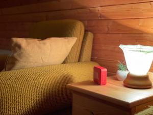 A seating area at Apartmán na hranici