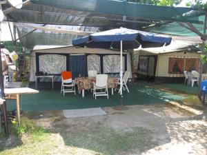 Patio nebo venkovní prostory v ubytování Camping Tsitreli