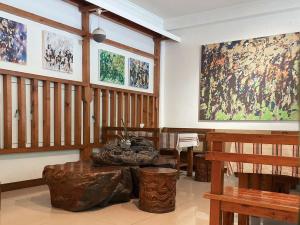 Posezení v ubytování Liwu Hotel Taroko
