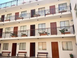 Balkón nebo terasa v ubytování Hostal La Casona