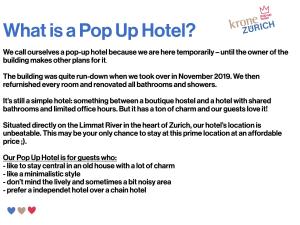 Mynd úr myndasafni af Pop Up Hotel Krone Zürich í Zürich