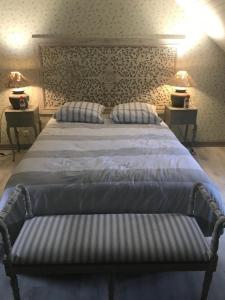 En eller flere senge i et værelse på La Colombiere