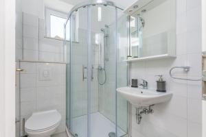 Koupelna v ubytování Apartments Porto Duce