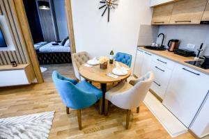 Kuchyň nebo kuchyňský kout v ubytování Apartman Sparta Zlatibor
