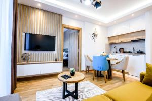 TV a/nebo společenská místnost v ubytování Apartman Sparta Zlatibor