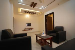 A television and/or entertainment centre at DC comforts