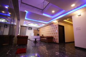 A seating area at DC comforts