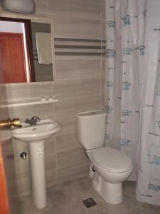 Koupelna v ubytování Andavis Hotel + 21 fotografií