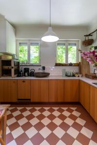 Kuchyň nebo kuchyňský kout v ubytování Vakantiewoning Guesthouse MOMO