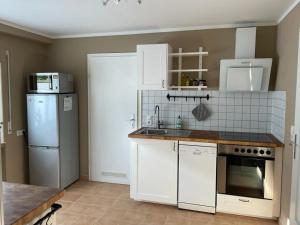 Küche/Küchenzeile in der Unterkunft Apartment Kieselsgrund