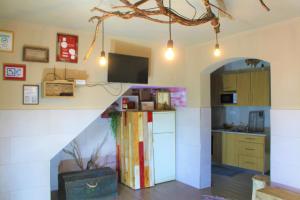 Η κουζίνα ή μικρή κουζίνα στο Casas do patrao I