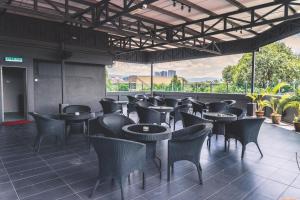 Posezení v ubytování Suwara Hotel Kepong KL