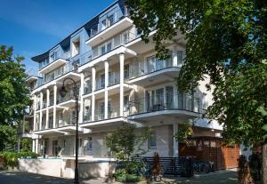 Budova, kde se aparthotel nachází