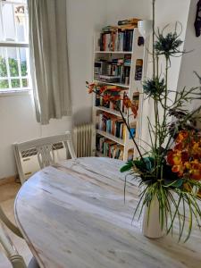 Knihovna v apartmánu