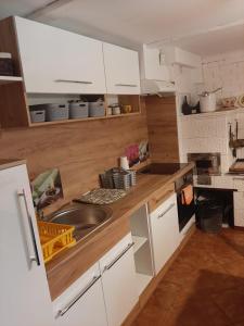 Virtuvė arba virtuvėlė apgyvendinimo įstaigoje Chata Andreasa