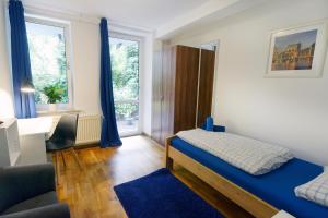 Cama o camas de una habitación en Basement Rotherbaum