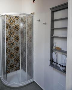 A bathroom at La Terrazza Azzurra