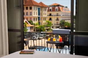 Balkón nebo terasa v ubytování Blanc Smith Residence + 37 fotografií