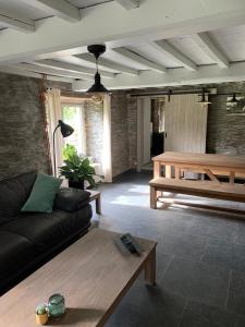 Posezení v ubytování B&B Le Nid d'Hirondelle