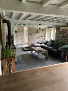 Posezení v ubytování B&B Le Nid d'Hirondelle