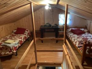 A bed or beds in a room at tranquilo y buena naturaleza