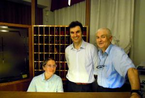 a group of three people posing for a picture at Hotel Continental Fano in Fano