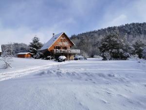 Το Chalet entre lac et volcan τον χειμώνα
