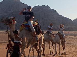 Hosté ubytování Shahrazad desert, Wadi Rum