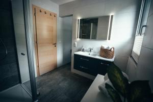 Postel nebo postele na pokoji v ubytování Landart-Appartements
