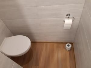 Koupelna v ubytování Apartmány U Zvoničky