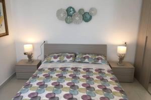 A bed or beds in a room at Casa Belvedere