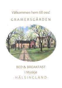 un libro para el bed and breakfast vaughan hen hen hillost grammarazar en Gramersgården, en Söderala