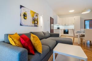 Kuchyň nebo kuchyňský kout v ubytování House Catania