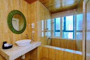 Koupelna v ubytování Qixingtan Hai Wan B&B