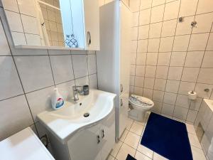 Koupelna v ubytování Apartman Zlata
