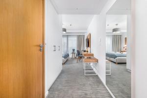 Posteľ alebo postele v izbe v ubytovaní Seaside Park Private Apartment by Noclegi Renters