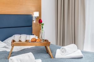 Posteľ alebo postele v izbe v ubytovaní Seaside Park Private Apartment by Noclegi Renters