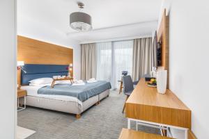Posteľ alebo postele v izbe v ubytovaní Seaside Park Private Apartment by Noclegi Renters