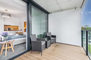 Kuchyňa alebo kuchynka v ubytovaní Seaside Park Private Apartment by Noclegi Renters