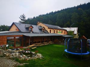 Herní místnost nebo prostor pro děti v ubytování Wellness Penzion Stonozka