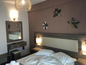 Villa Mary 1 & fresh!客房内的一张或多张床位