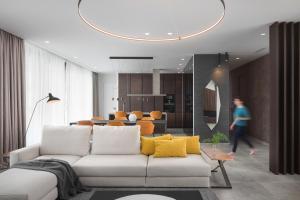 Posedenie v ubytovaní Design Villa Noble with Spa