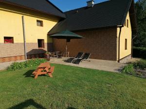 Zahrada ubytování Chalupa U Zezulků