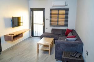 Posezení v ubytování flamingo hotel irbid
